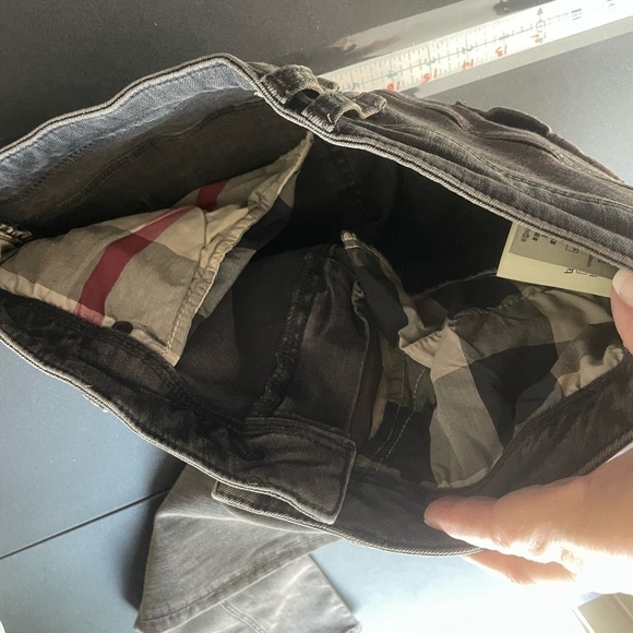 Burberry Brit Dark Smoke Westbourne Skinny Ankle Stretch Jeans Sz 27 W - Picture 14 of 15